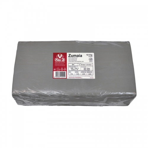 SIO-2® Zumaia Grey Sculpture Clay with Fine Grog, 27.6 lb